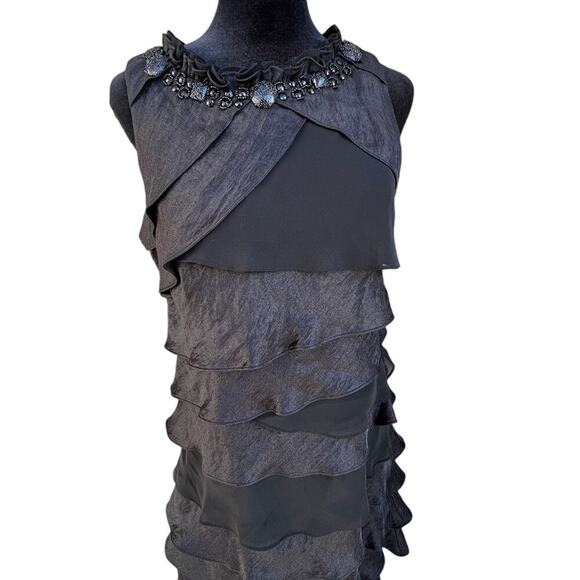 S.L. Fashions 10 PETITE SPECIAL OCCASION dress, black, NWT - Picture 1 of 11